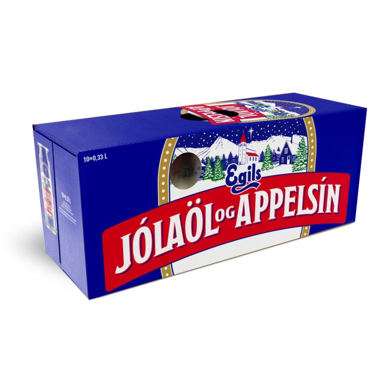 EGILS Jólaöl & Appelsín 33 cl x 10 stk