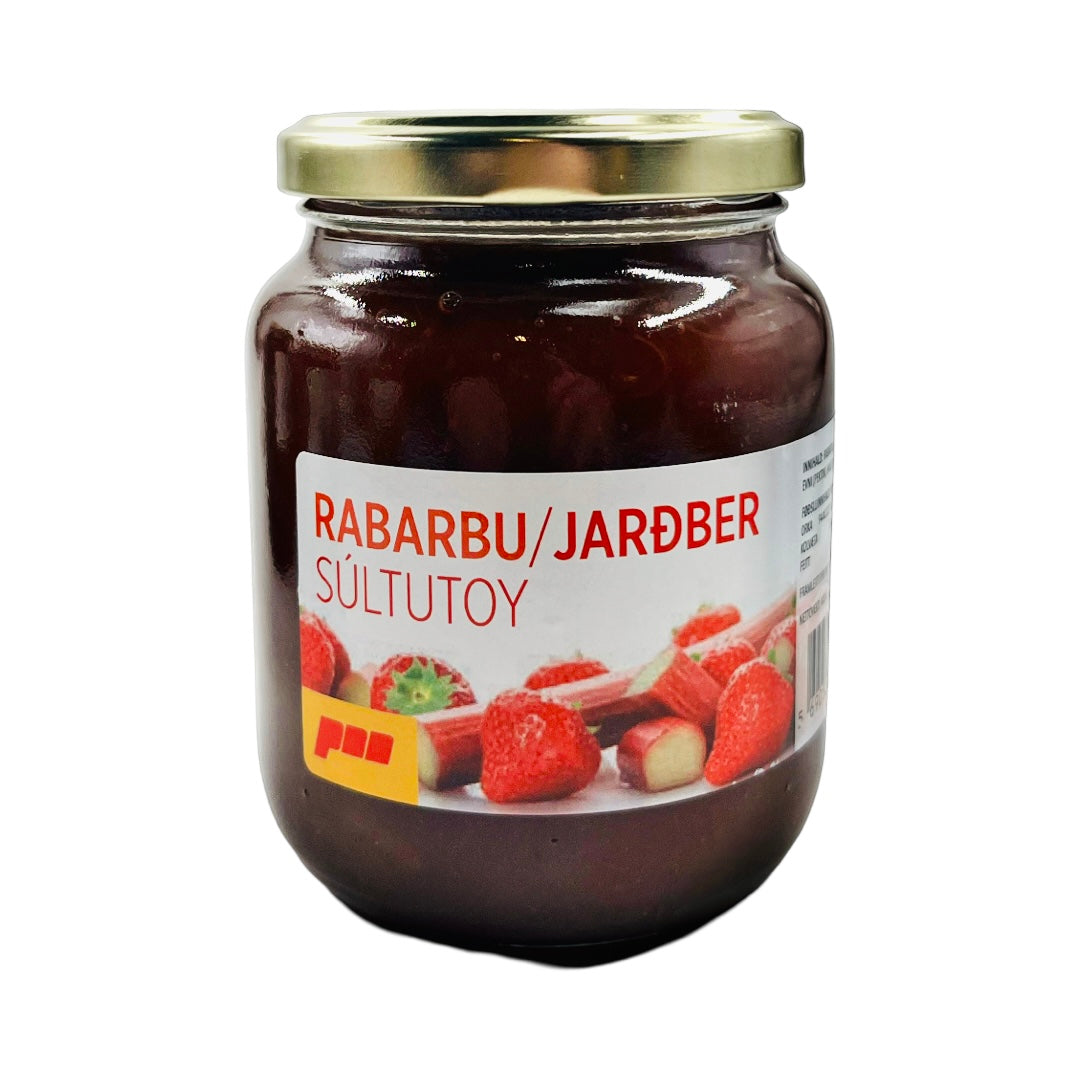 PM Rabarbu/jarðbersúltutoy 400 gr