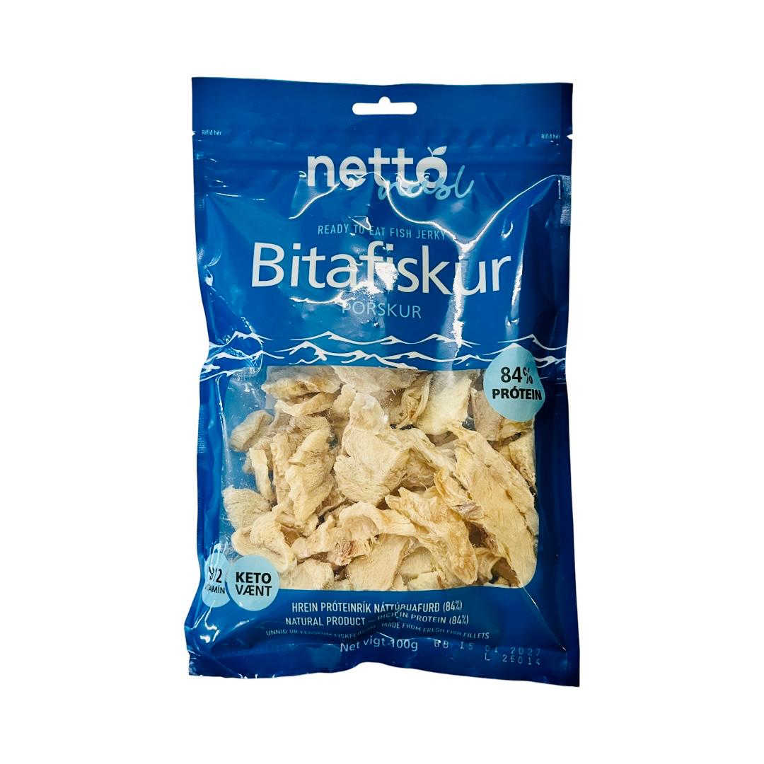NETTÓ Bitafiskur - þorskur (tørret torsk) 100 gr