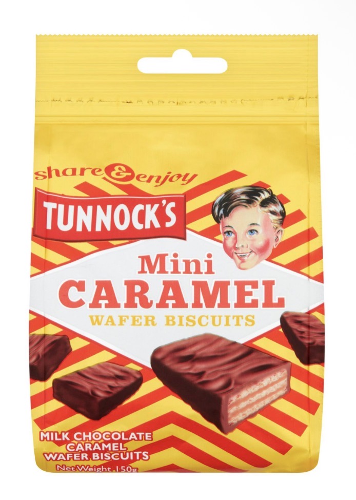 TUNNOCK´S Mini Caramel Wafer Biscuits 150 gr