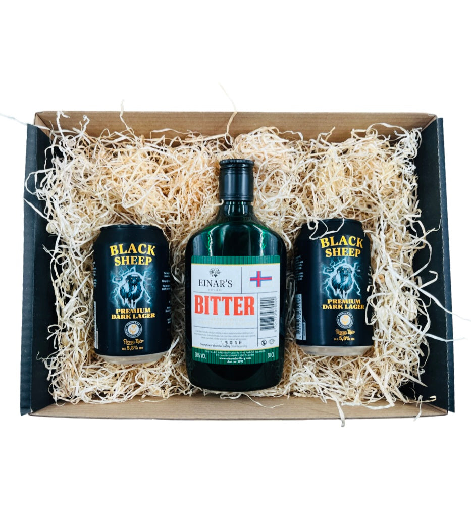 Gaveæske med EINAR´S Bitter & Black Sheep