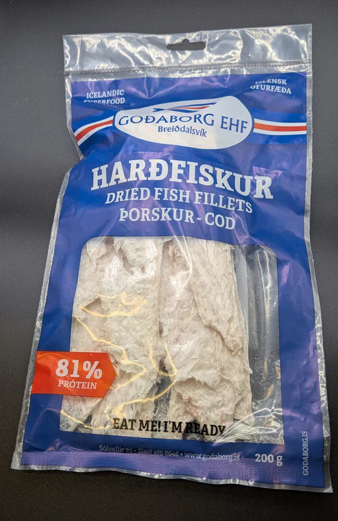 GOÐABORG Tørfisk - Torsk 200 gr Harðfiskur - Þorskur