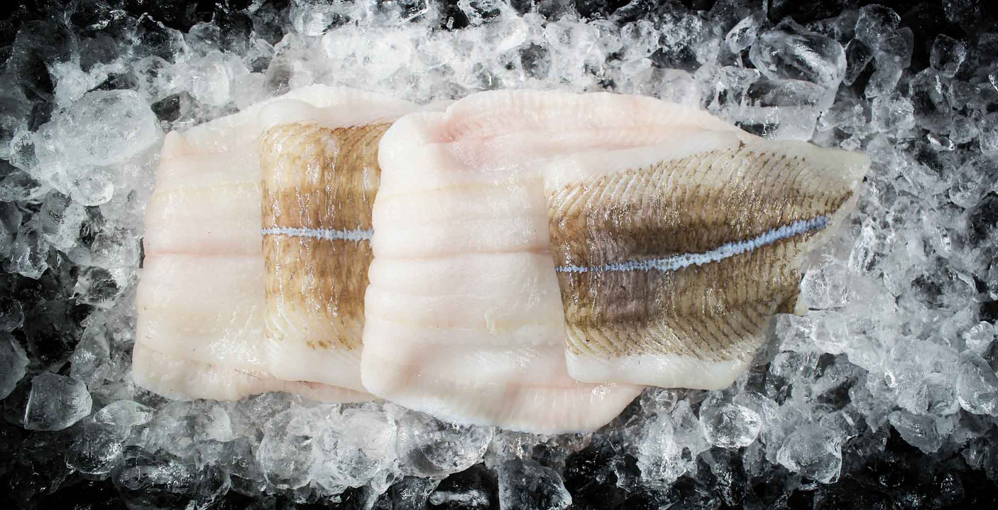 ISLANDSK Rødspættefilet (STORE), (80 gr,+) u/skind, ca. 800 gr (FERSK)