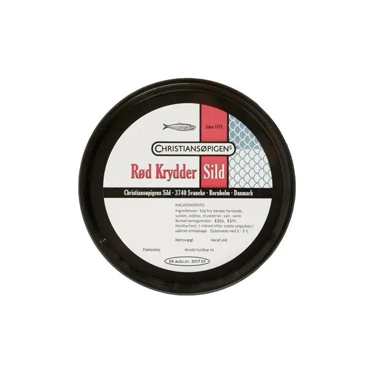 CHRISTIANSØPIGENS Rød krydder sild 500 gr
