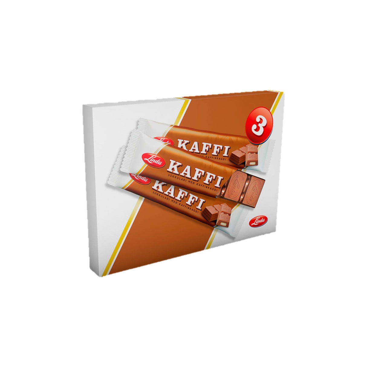 LINDU Kaffisúkkulaði (3-pak) 165 gr