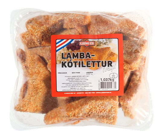 Lammekoteletter, islandske (panerede) ca. 1 kg