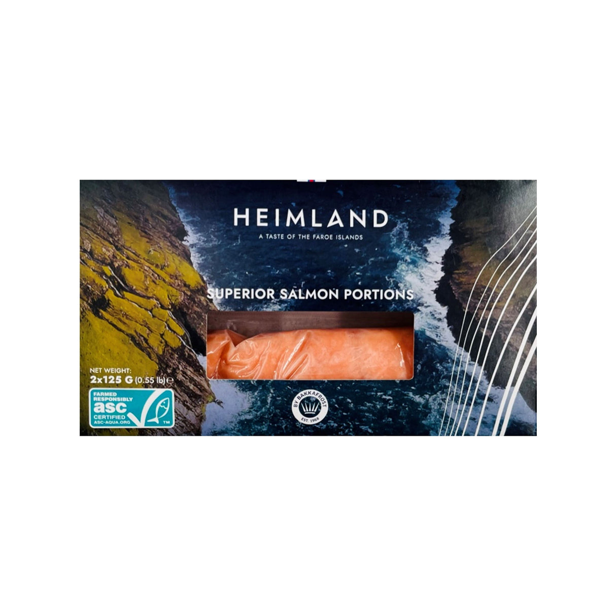 Lakseportioner, færøske 250 gr