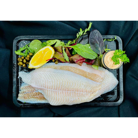 ISLANDSK Rødspættefilet (STORE),  (80 gr,+) u/skind, ca. 800 gr (FERSK)