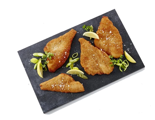 Rødspættefilet, paneret 100-130 g MSC 2,5 kg