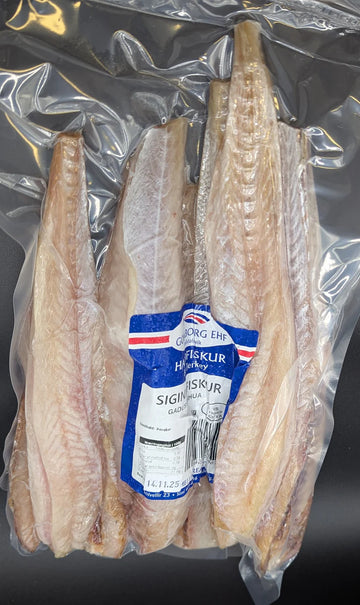 Fermenteret torsk (Siginn/Ræstur fiskur) 1 kg (FROST)