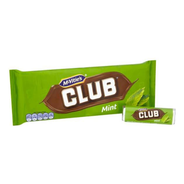 MCVITIE´S Club Mint (7 stk) 154 gr