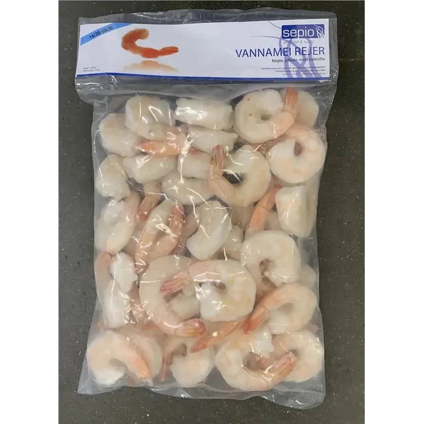 Vannameirejer, kogte, pillede med halevifte 16/20 1 kg (FROSSET)