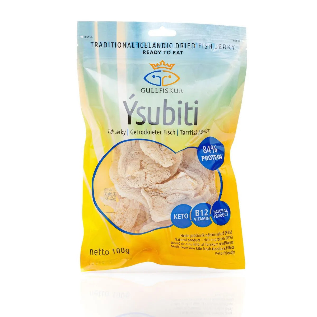 GULLFISKUR Ýsubiti (tørret kuller) 100 gr