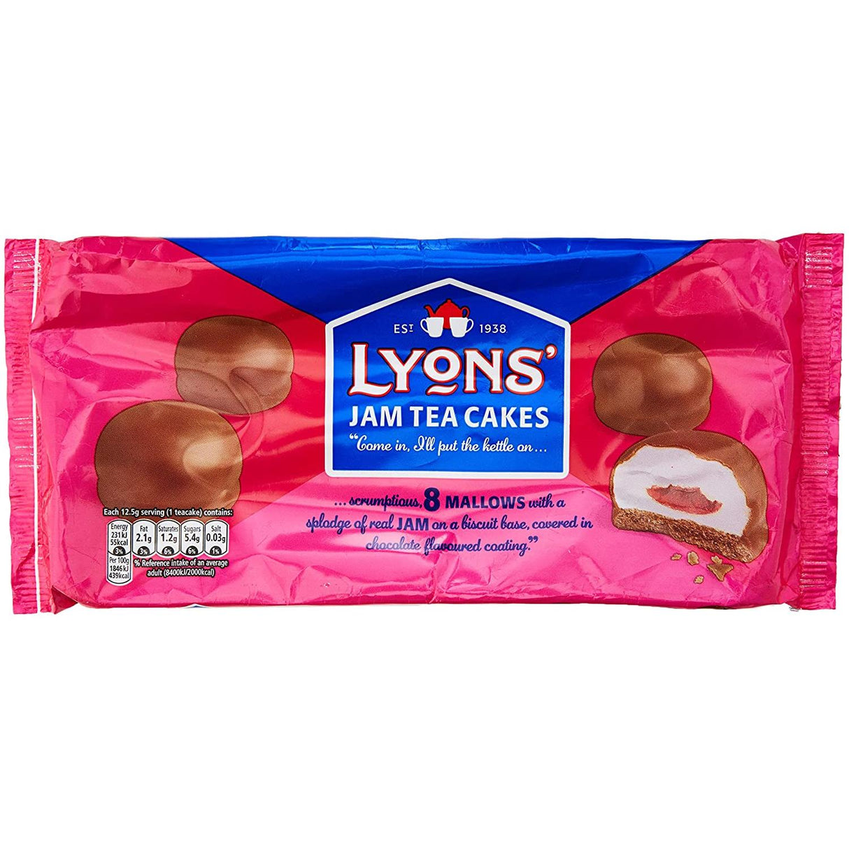 LYONS´ Jam Tea Cakes (16 stk) 200 gr