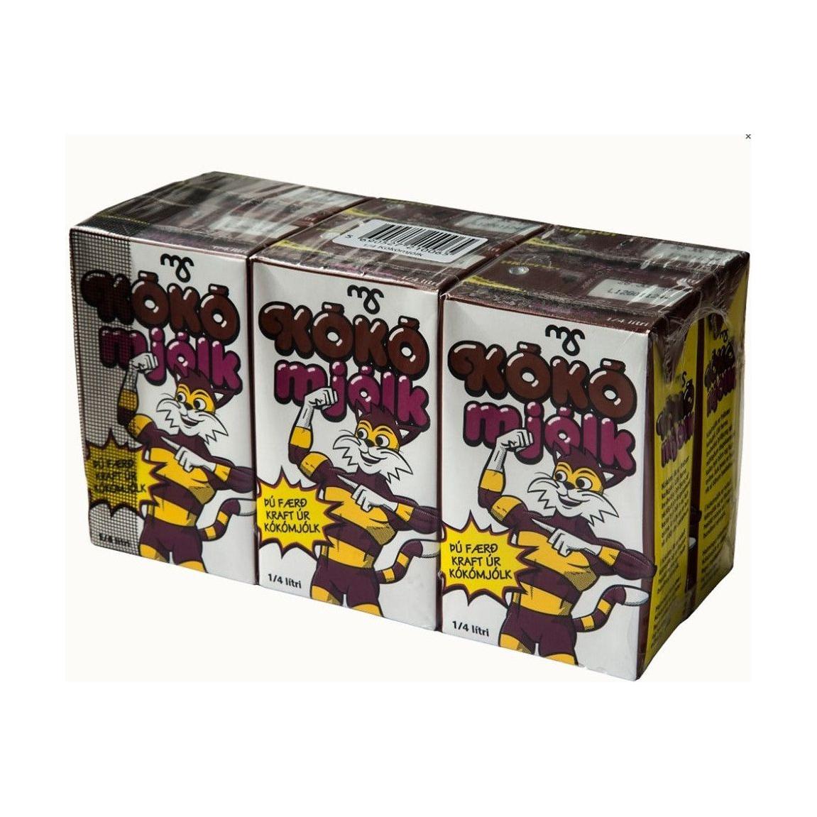 Kókómjólk (chokolademælk) 250 ml x 6 stk.