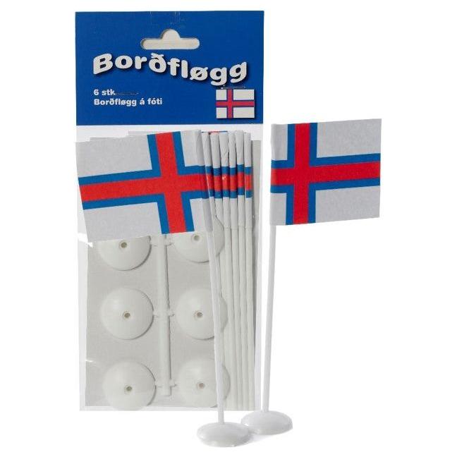 Flagg á fóti. Merkið