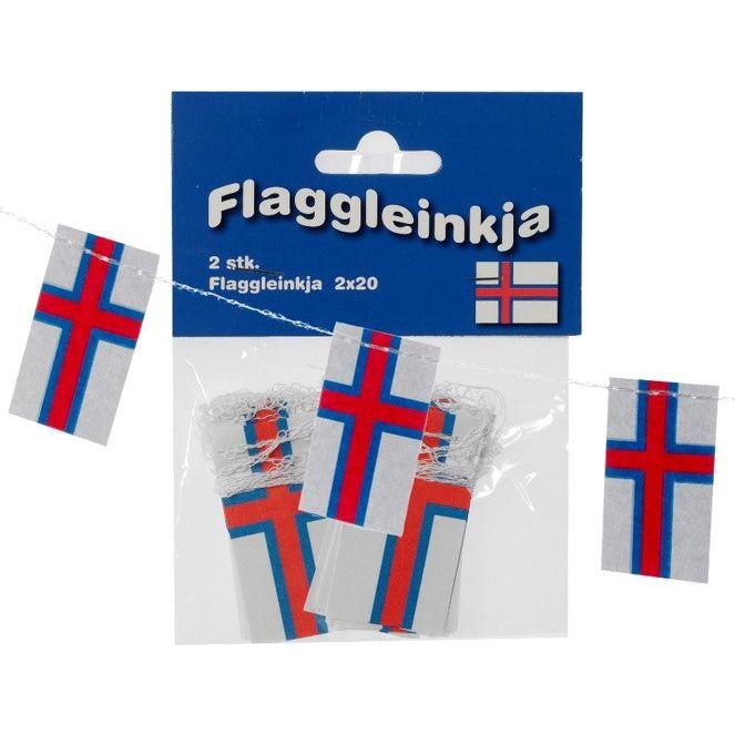 Flaggleinkja á bandið. 2m