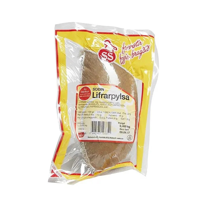SS Lifrarpylsa (Islandsk leverpølse), soðinn 460 gr