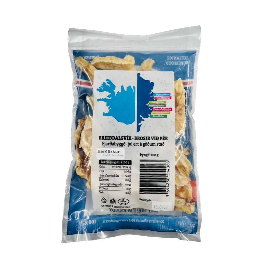 GOÐABORG Bitafiskur - þorskur (tørret torsk) 100 gr