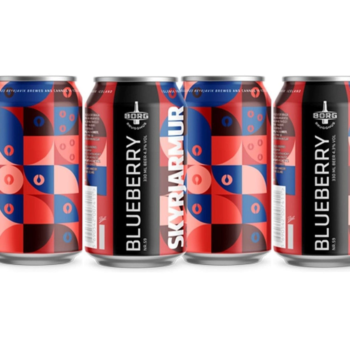 BORG Nr. 59 Skyrjarmur 6 x 33 cl / 4,3 %