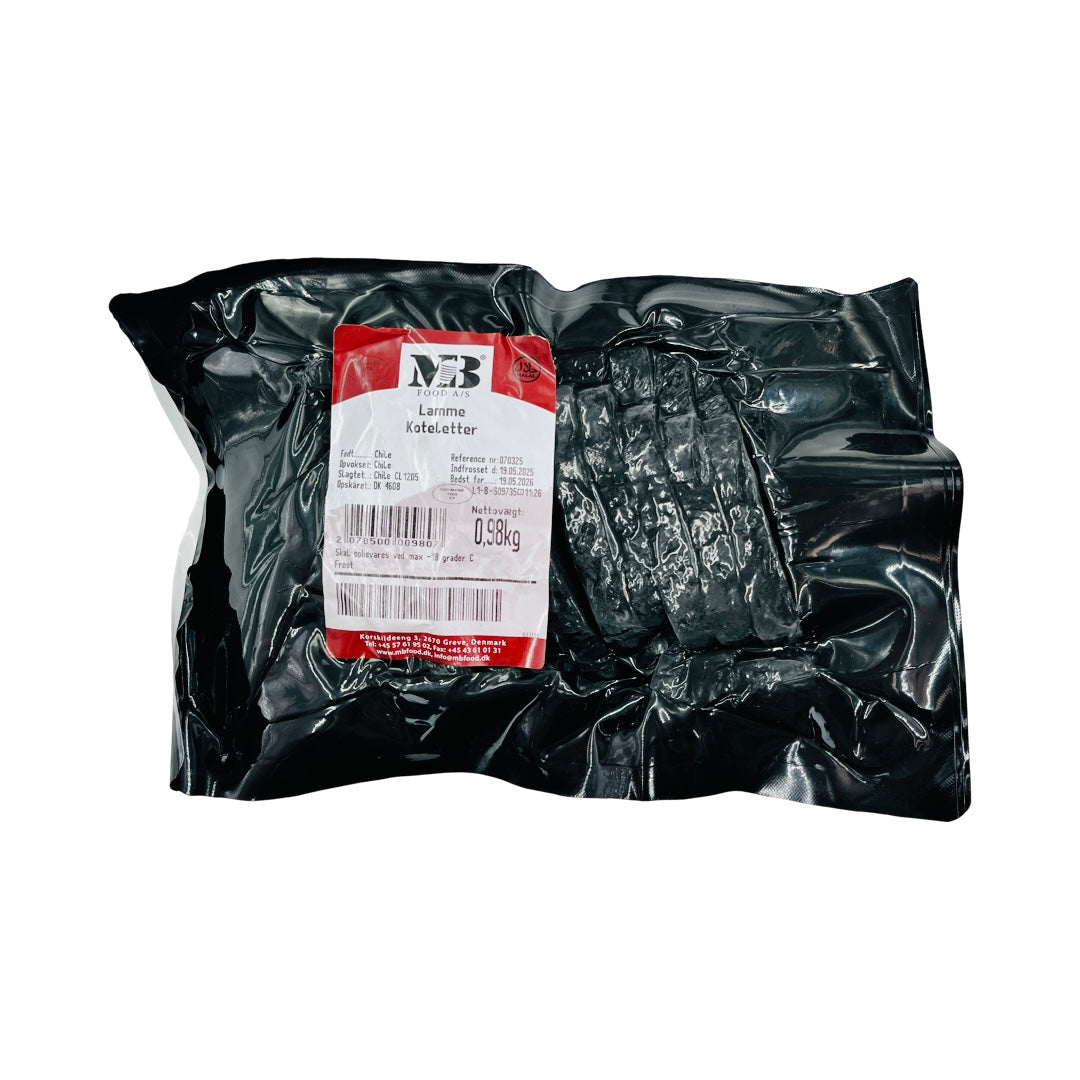 Lammekoteletter fra Chile ca. 1 kg (FROSSET)
