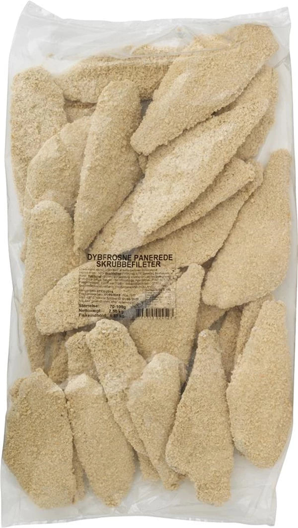 Paneret  Fiskefilet  (Ising)  70-100 gr.  2,5 kg.