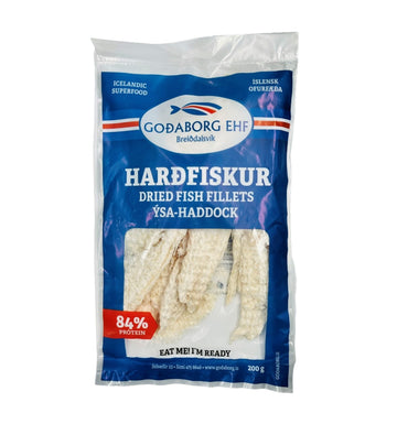 GOÐABORG Harðfiskur - ýsa (tørret kuller) 200 gr