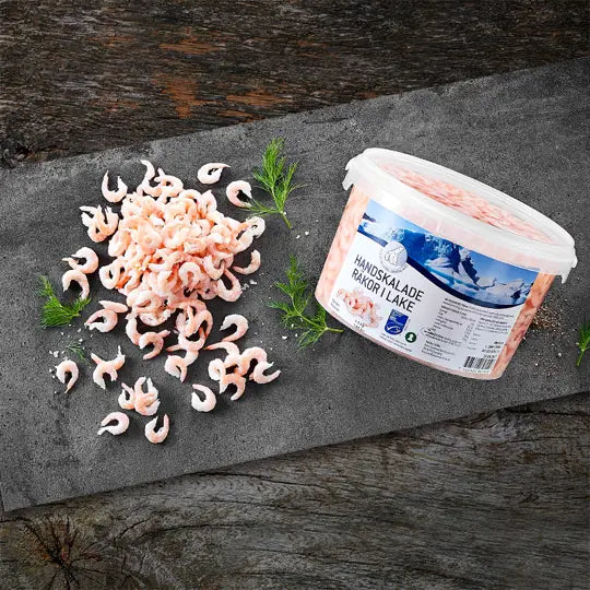 Håndpillede rejer 500 gr