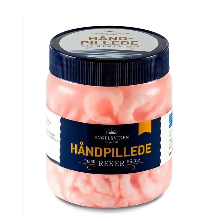 Håndpillede rejer 550 gr