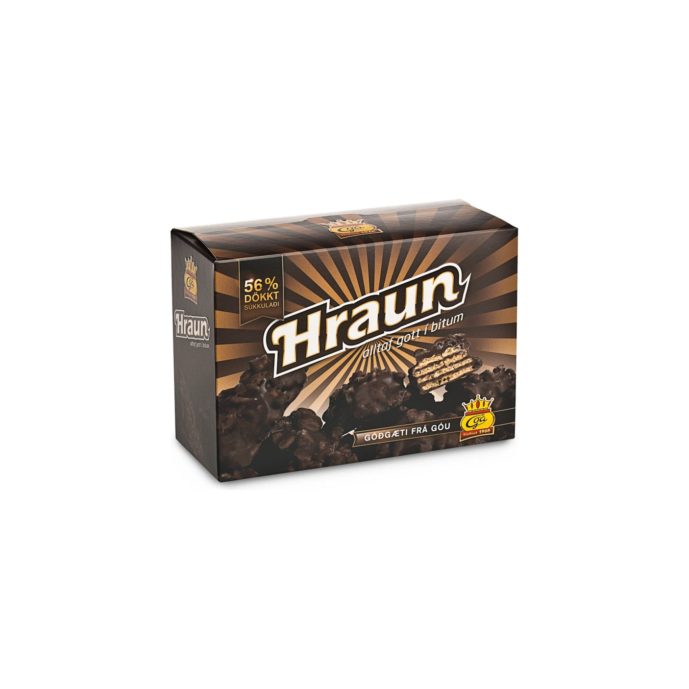 GÓA Hraunbitar, dökkir 200 gr