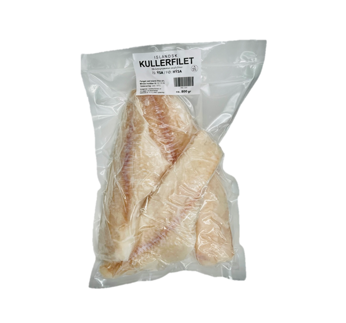 Kullerfilet, islandsk ca. 800 gr (FROSSET)