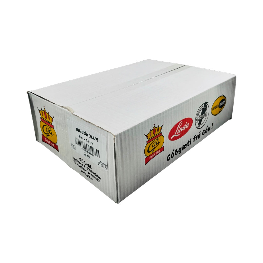 GÓA Bingókúlur 150 gr x 24 stk (1 kasse)