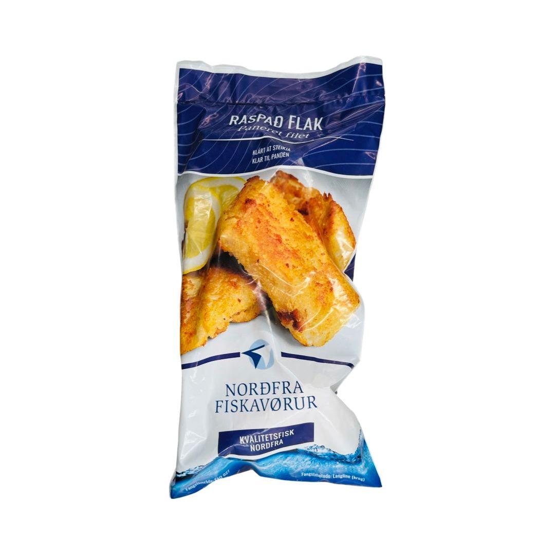 NORDFRA Paneret kullerfilet, færøsk 0,8kg