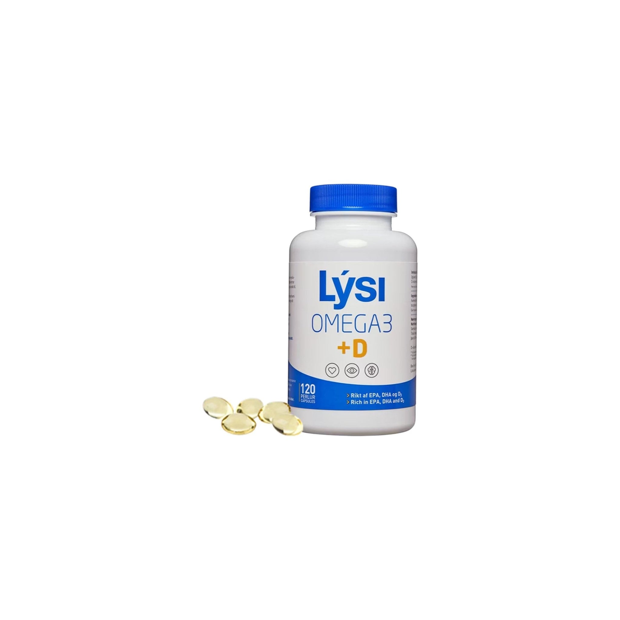 LÝSI Omega3 + D 120 stk