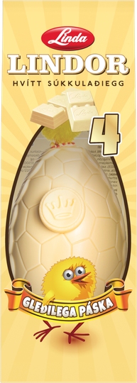 LINDOR Páskaegg, Hvítt  (Nr. 4) 325 gr
