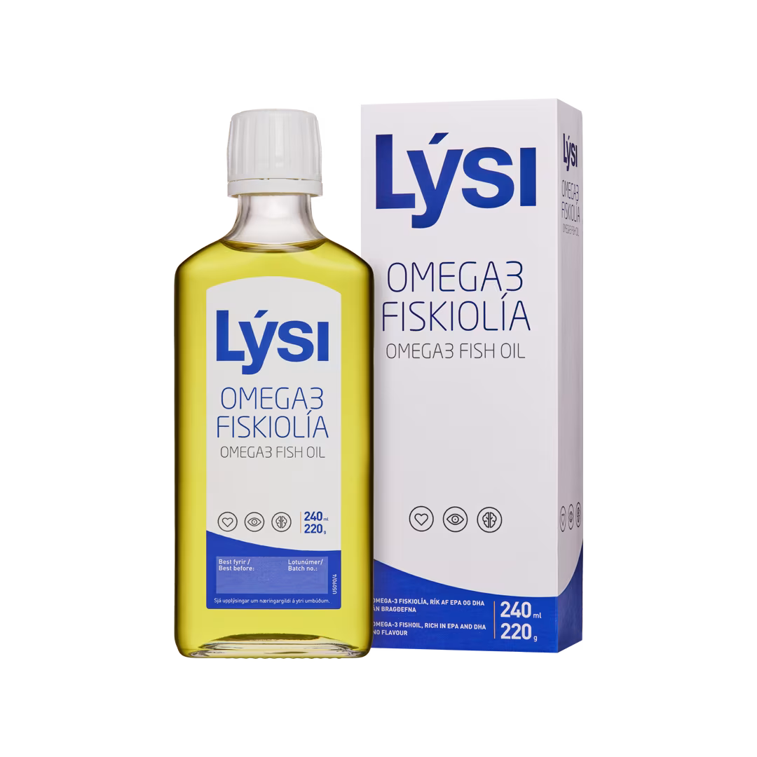 LÝSI Omega-3 Fiskiolía 220 gr / 240 ml
