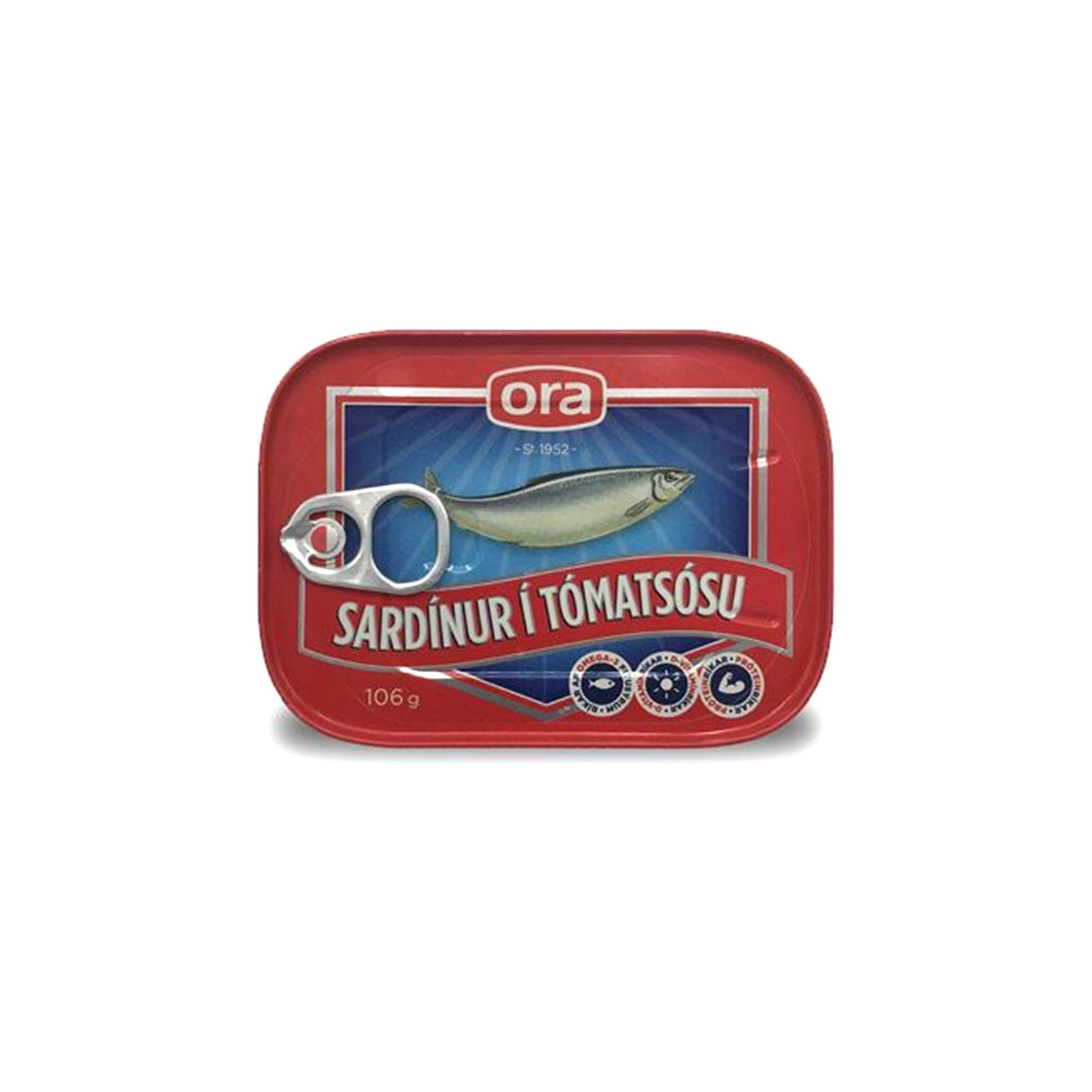 ORA Sardínur í tómatsósu 106 gr