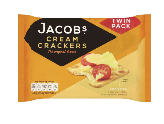 JACOB´S Cream Crackers TWIN PACK 2 x 200 gr