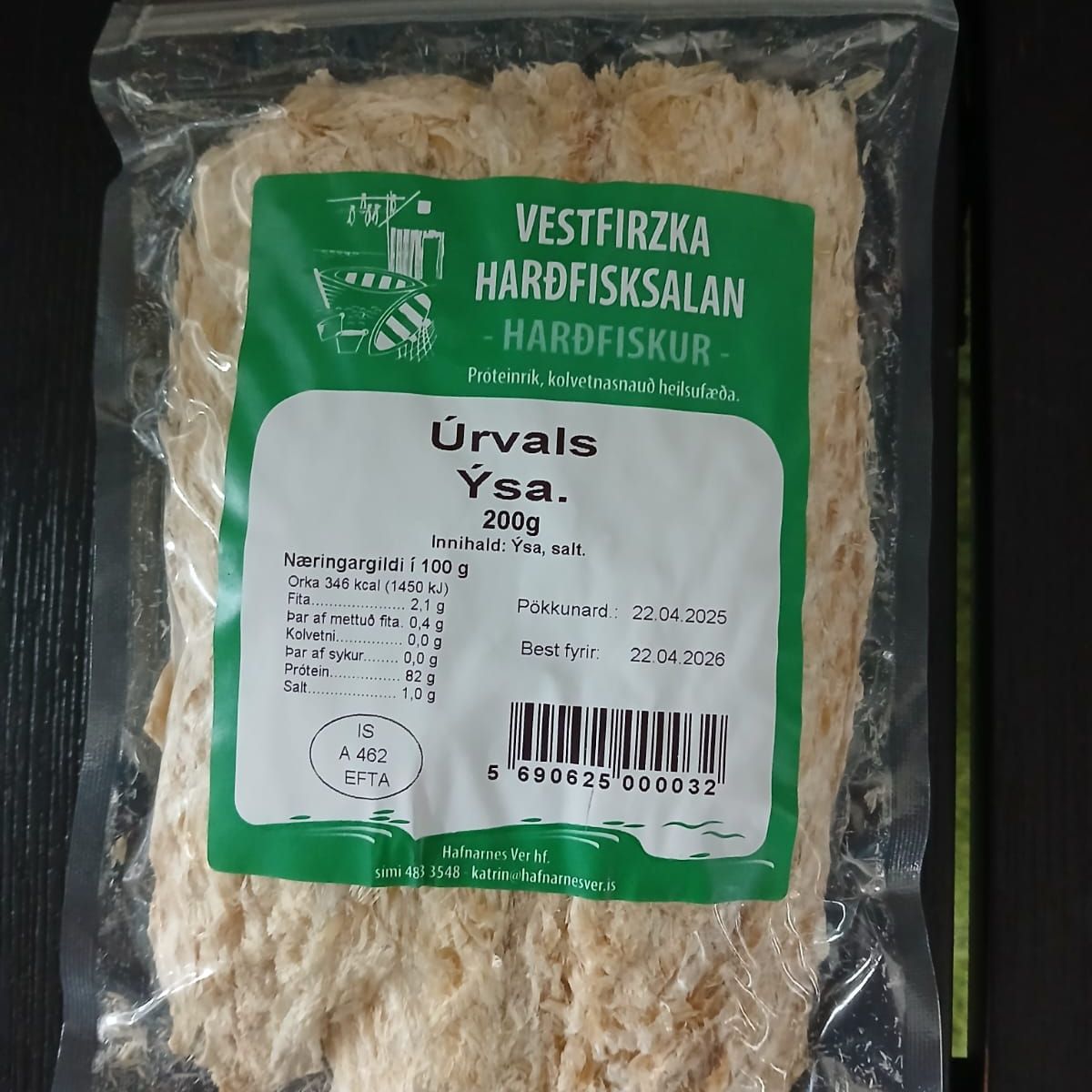 VESTFIRZKA HARÐFISKSALAN Tørfisk (KULLER) 200 gr