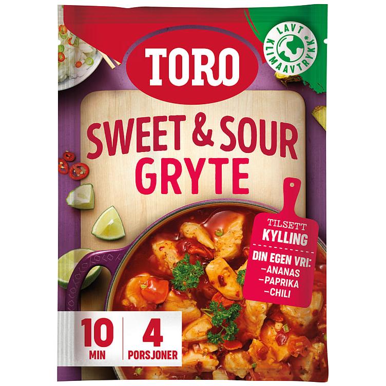 TORO Sweet & Sour gryte 152 gr (DATO 27/07/26)