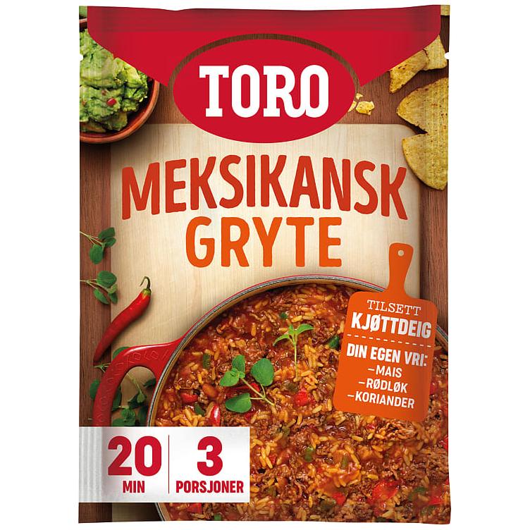 TORO Meksikansk gryte 189 gr (DATO 16/02/26)