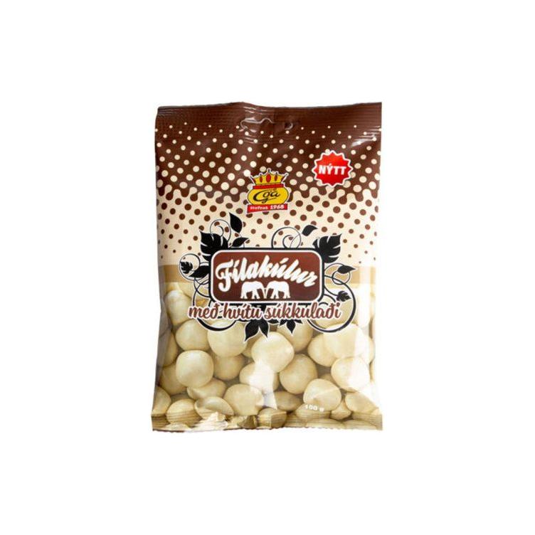 GÓA Fílakúlur, hvítar, 150 gr