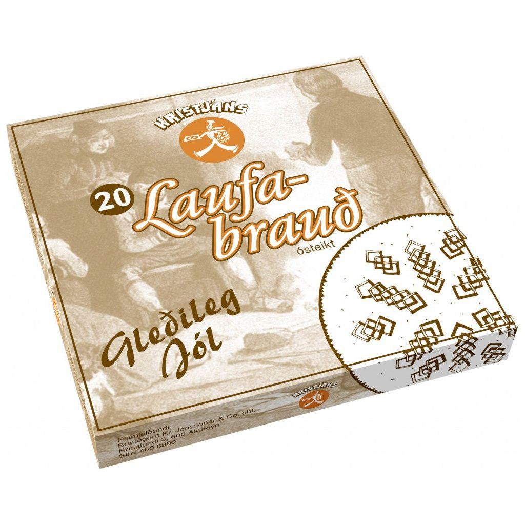 Laufabrauð (KRISTJÁNS), ósteikt/fryst (20 stk) 640 gr