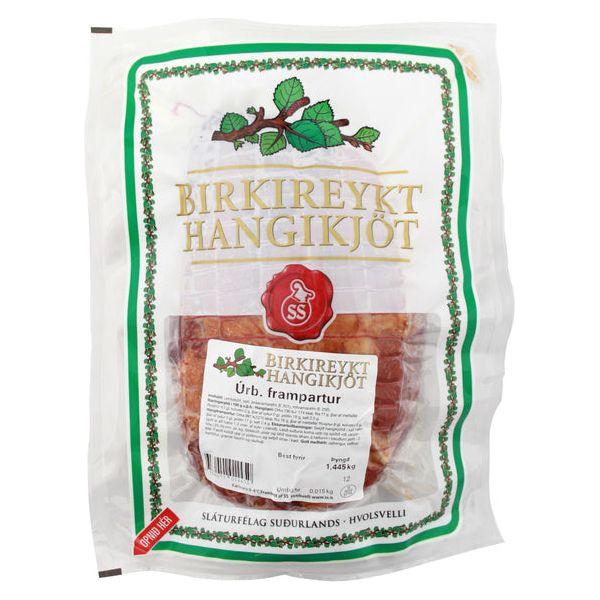 Hangikj.  SS Birkireyktur frampartur ca. 1,4 kg,