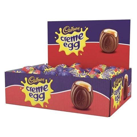 CADBURY Creme Egg, 40 gr x 48 stk. 1 Kasse